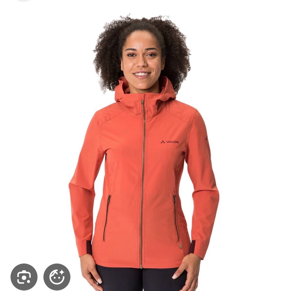 NWT Women's Vaude Neyland Wind Rain Jacket XS Eco-friendly Sustainable Hiking